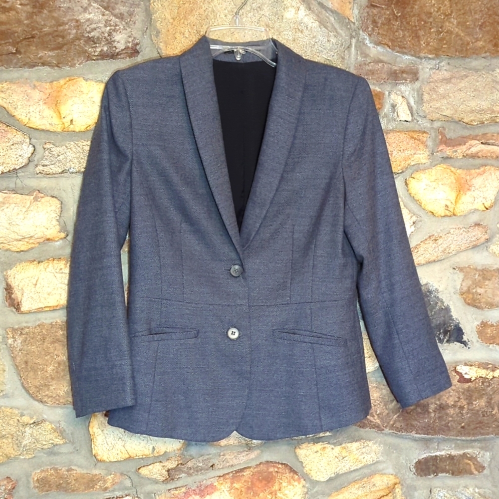 Theory gray stretch wool Blazer